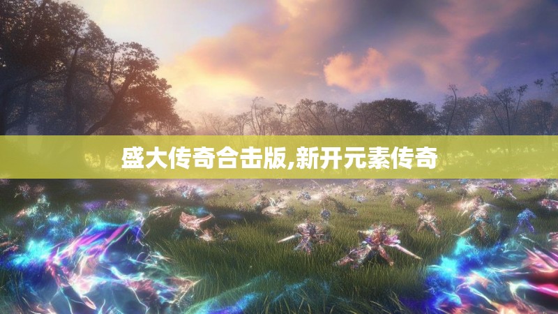 盛大传奇合击版,新开元素传奇