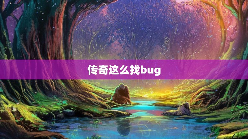 传奇这么找bug