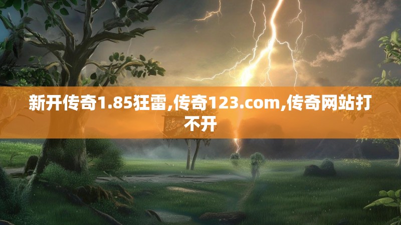 新开传奇1.85狂雷,传奇123.com,传奇网站打不开