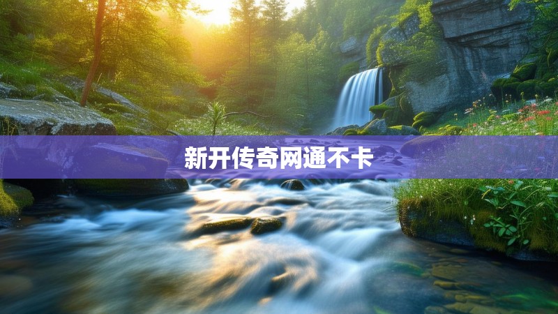 新开传奇网通不卡