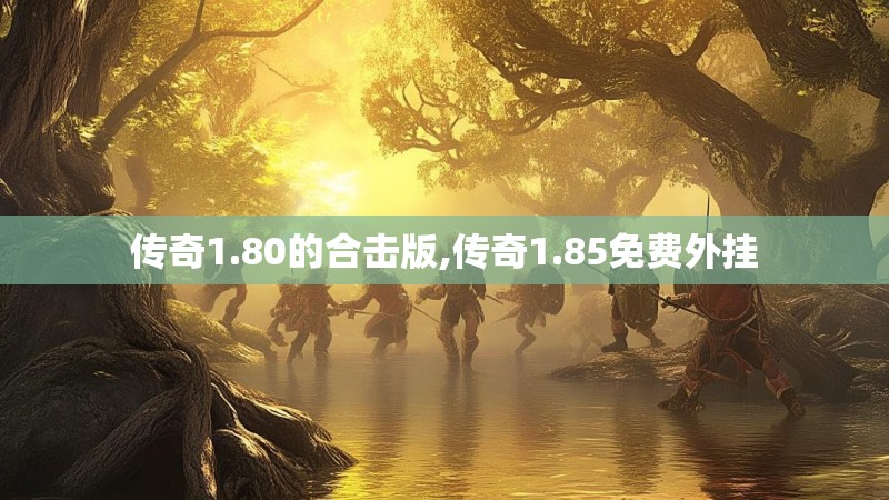 传奇1.80的合击版,传奇1.85免费外挂