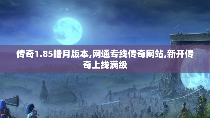 传奇1.85皓月版本,网通专线传奇网站,新开传奇上线满级