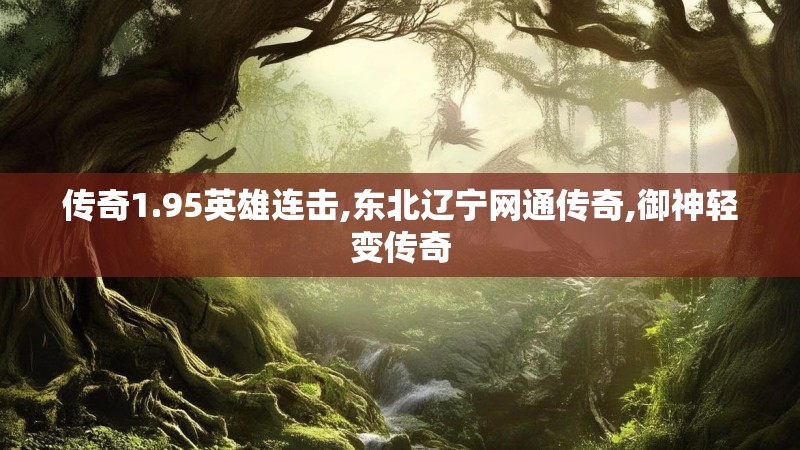 传奇1.95英雄连击,东北辽宁网通传奇,御神轻变传奇
