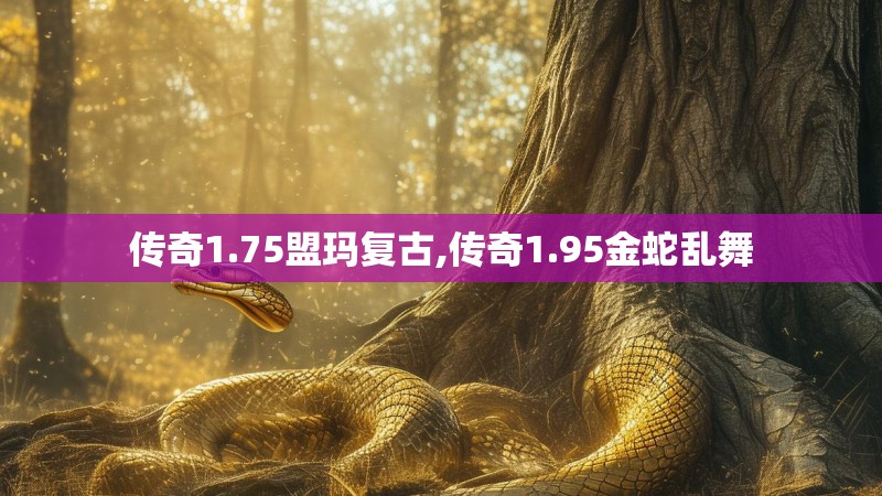 传奇1.75盟玛复古,传奇1.95金蛇乱舞