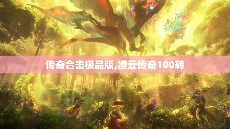 传奇合击极品版,凌云传奇100转
