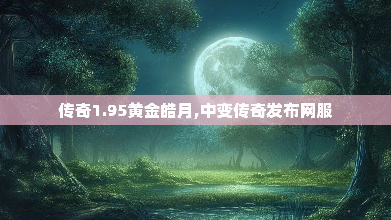 传奇1.95黄金皓月,中变传奇发布网服