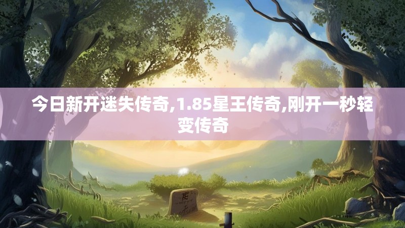 今日新开迷失传奇,1.85星王传奇,刚开一秒轻变传奇 今日新开迷失传奇,1.85星王传奇,刚开一秒轻变传奇