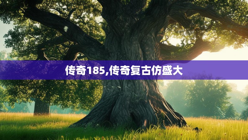 传奇185,传奇复古仿盛大