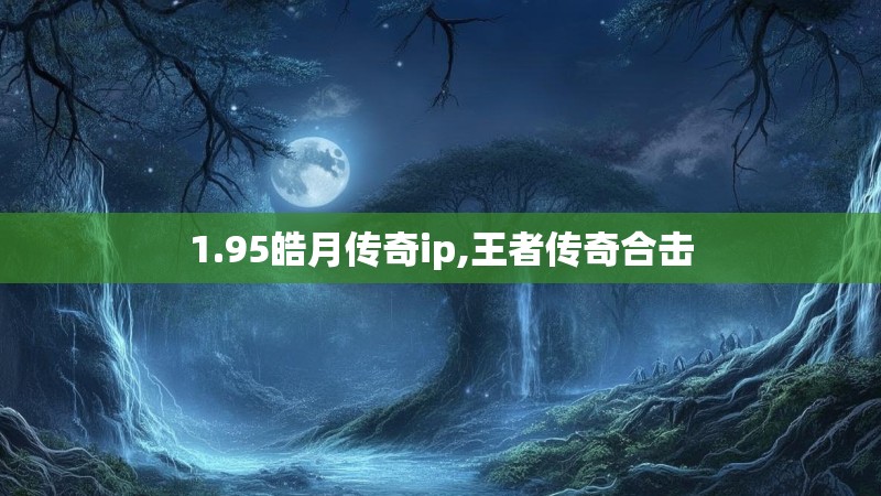 1.95皓月传奇ip,王者传奇合击