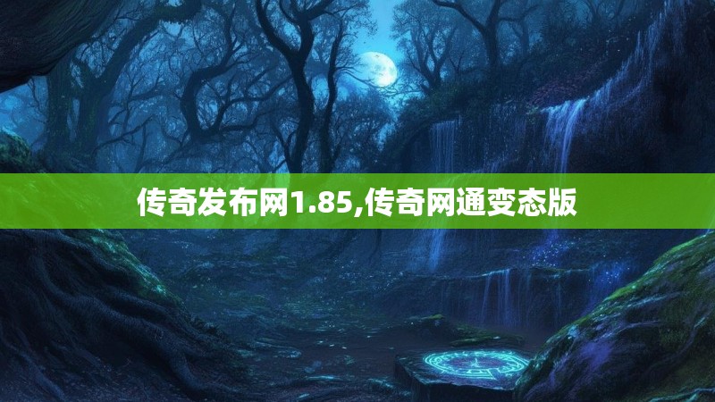 传奇发布网1.85,传奇网通变态版