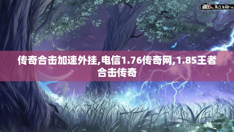 传奇合击加速外挂,电信1.76传奇网,1.85王者合击传奇