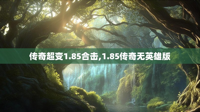 传奇超变1.85合击,1.85传奇无英雄版