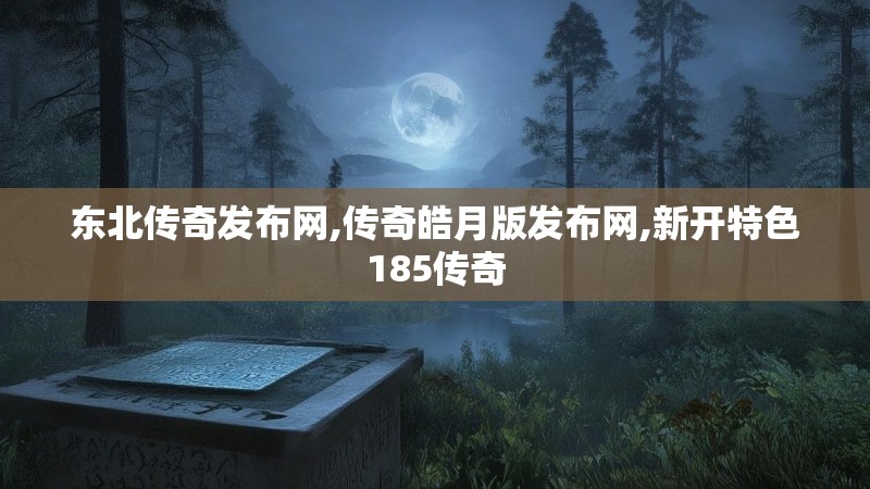 东北传奇发布网,传奇皓月版发布网,新开特色185传奇