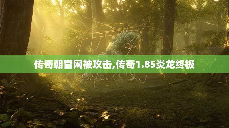 传奇朝官网被攻击,传奇1.85炎龙终极