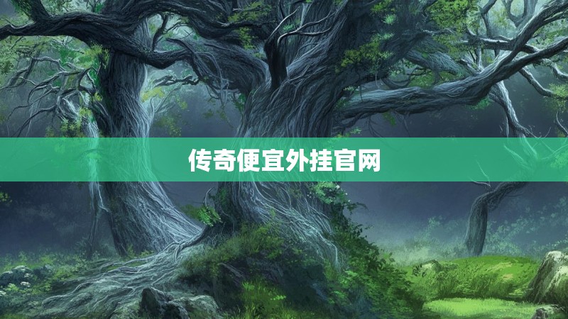 传奇便宜外挂官网