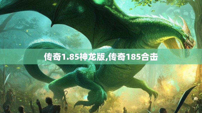 传奇1.85神龙版,传奇185合击