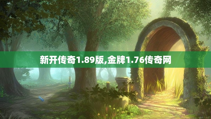 新开传奇1.89版,金牌1.76传奇网