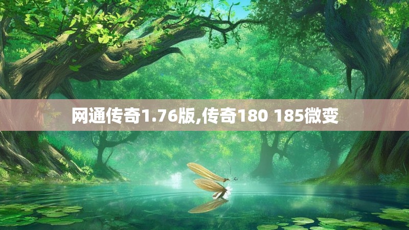 网通传奇1.76版,传奇180 185微变