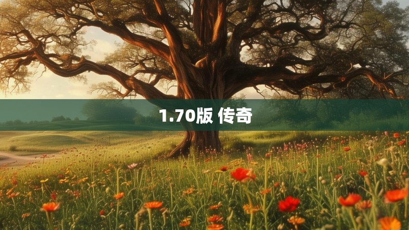 1.70版 传奇