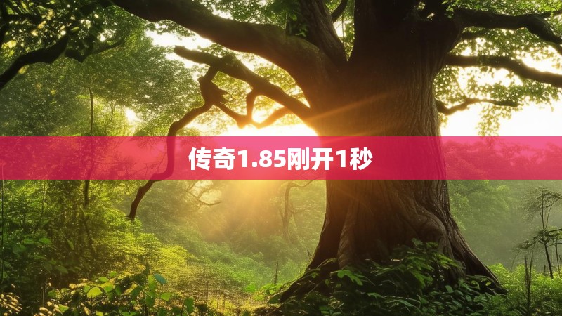 传奇1.85刚开1秒