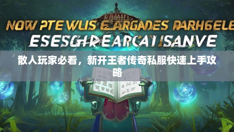 散人玩家必看，新开王者传奇私服快速上手攻略