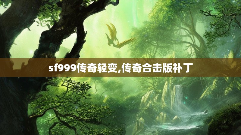 sf999传奇轻变,传奇合击版补丁 sf999传奇轻变,传奇合击版补丁