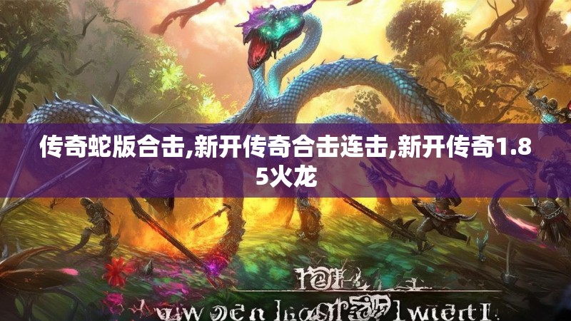 传奇蛇版合击,新开传奇合击连击,新开传奇1.85火龙