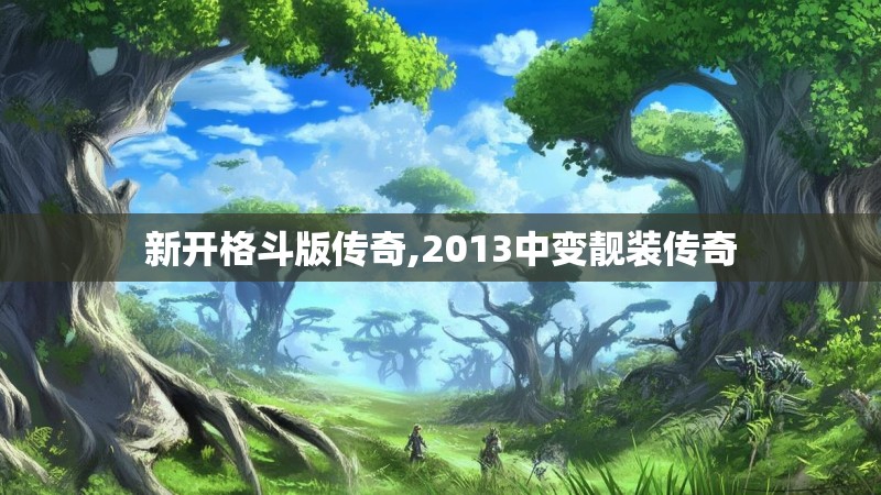 新开格斗版传奇,2013中变靓装传奇