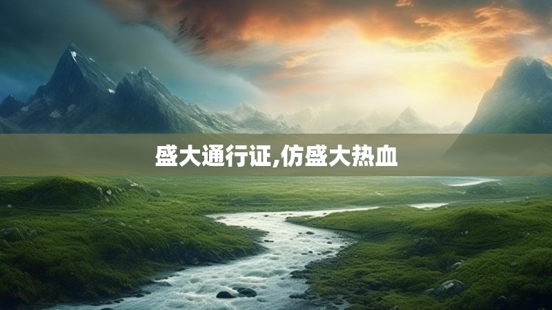 盛大通行证,仿盛大热血 盛大通行证,仿盛大热血