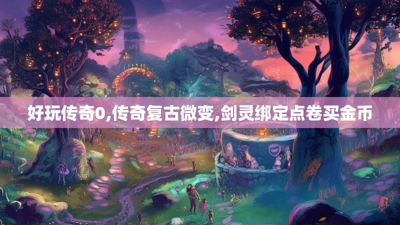 好玩传奇0,传奇复古微变,剑灵绑定点卷买金币