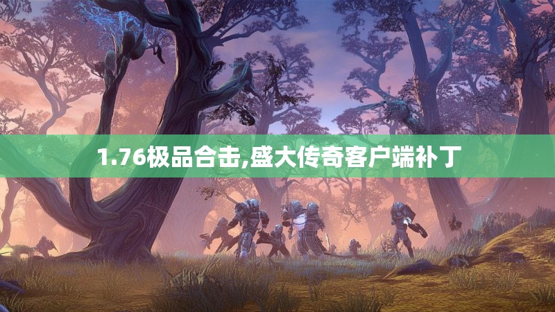 1.76极品合击,盛大传奇客户端补丁