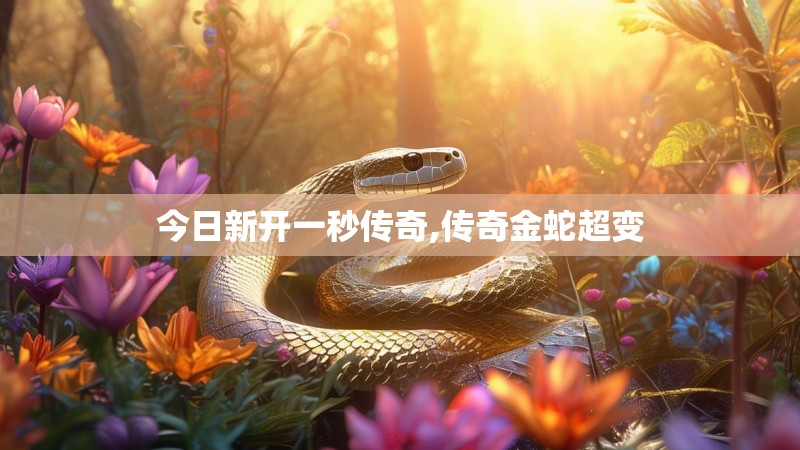 今日新开一秒传奇,传奇金蛇超变 今日新开一秒传奇,传奇金蛇超变