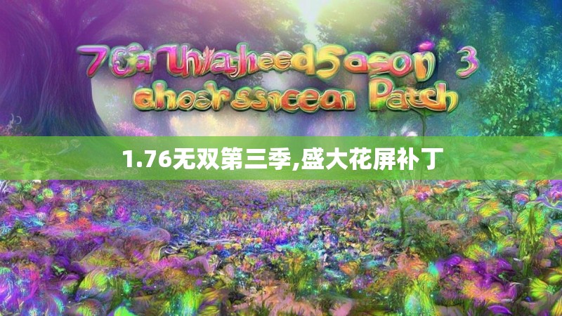 1.76无双第三季,盛大花屏补丁