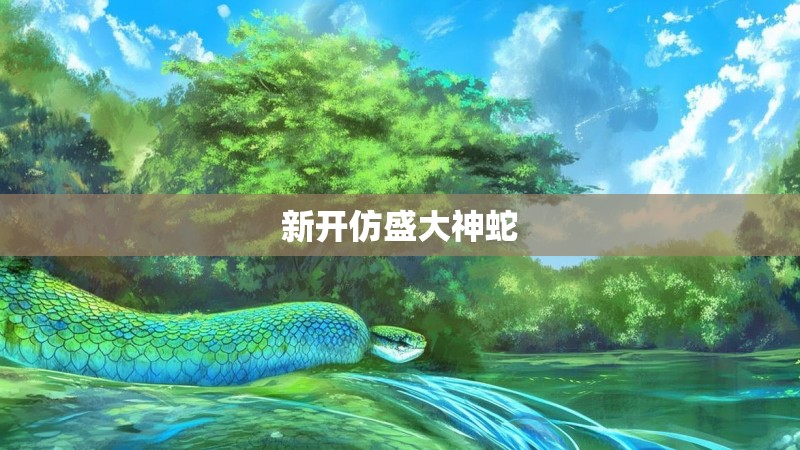 新开仿盛大神蛇