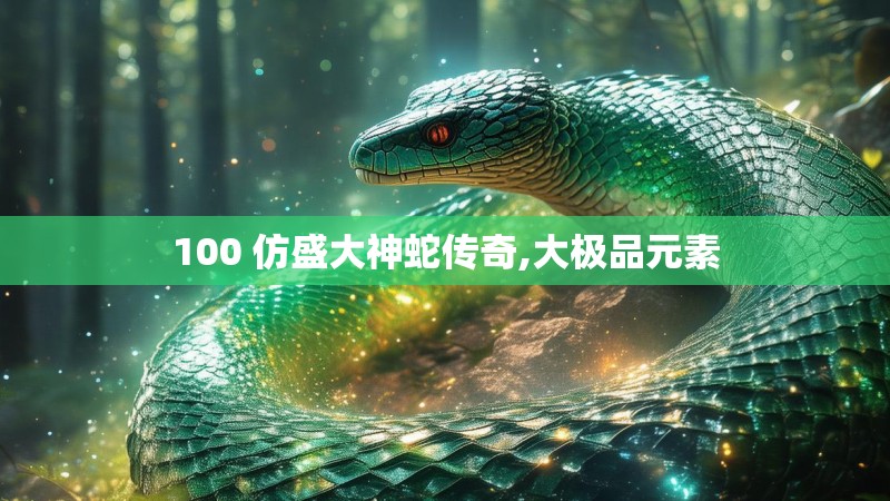 100 仿盛大神蛇传奇,大极品元素