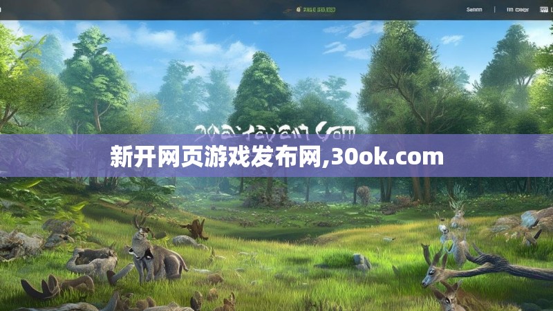 新开网页游戏发布网,30ok.com