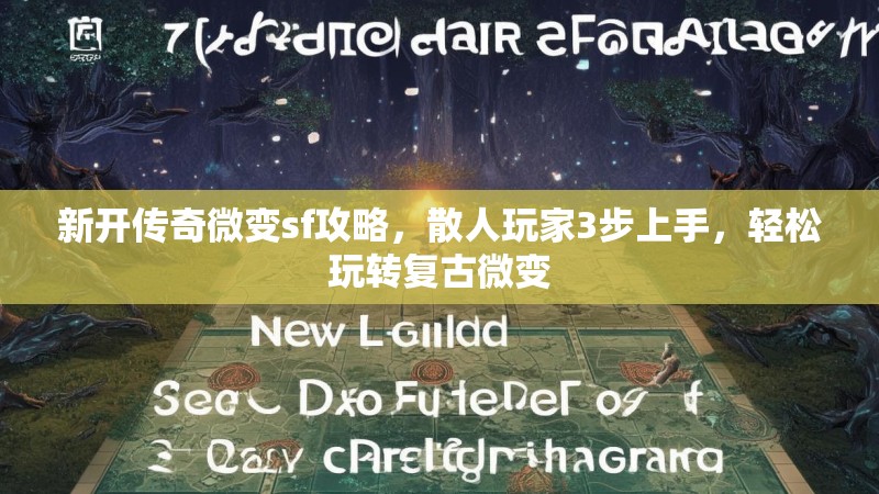 新开传奇微变sf攻略,散人玩家3步上手,轻松玩转复古微变 新开传奇微变sf攻略,散人玩家3步上手,轻松玩转复古微变