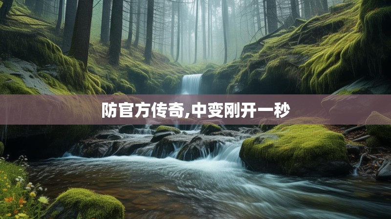 防官方传奇,中变刚开一秒