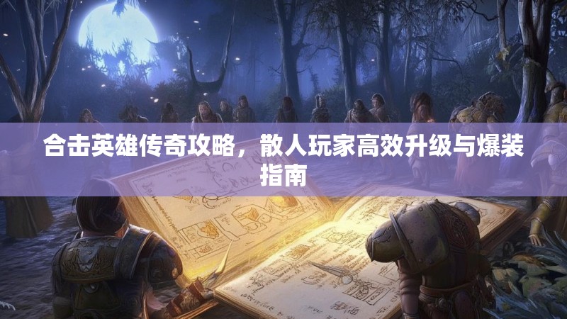 合击英雄传奇攻略，散人玩家高效升级与爆装指南