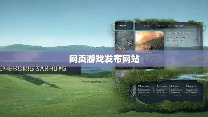 网页游戏发布网站