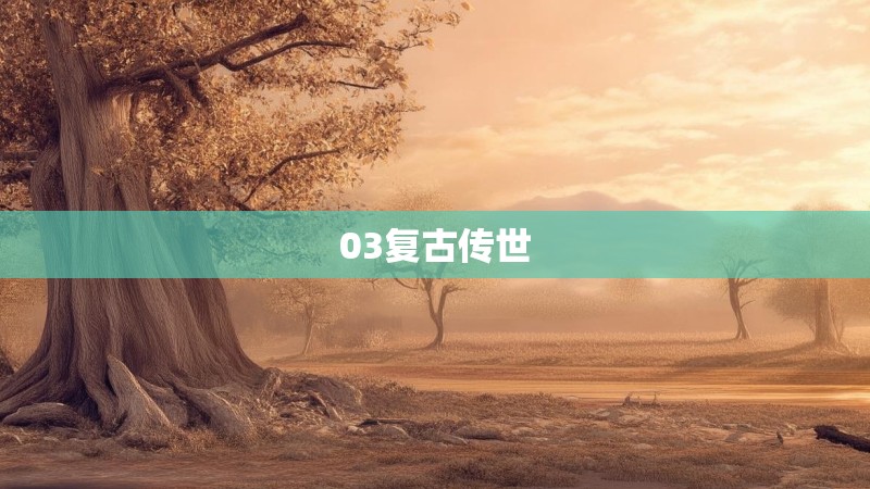 03复古传世