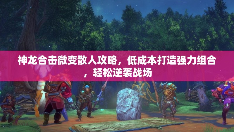 神龙合击微变散人攻略，低成本打造强力组合，轻松逆袭战场