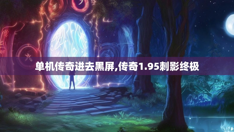 单机传奇进去黑屏,传奇1.95刺影终极