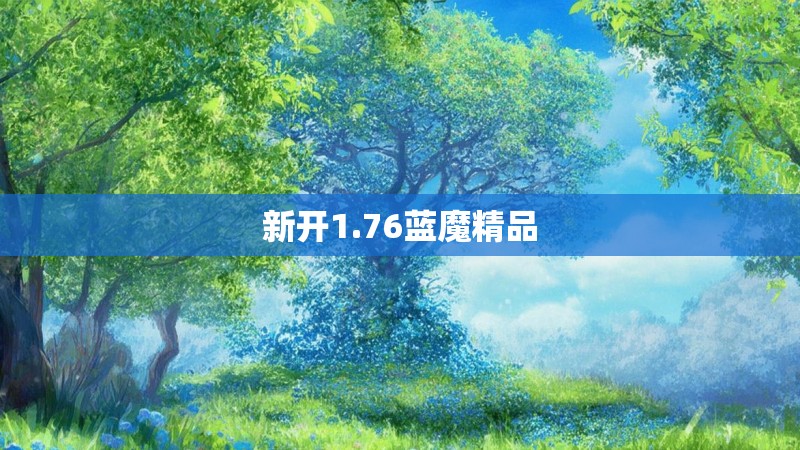 新开1.76蓝魔精品