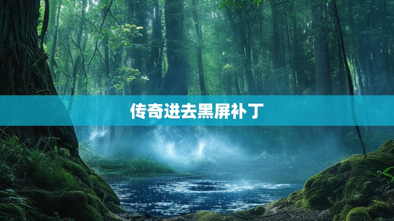 传奇进去黑屏补丁