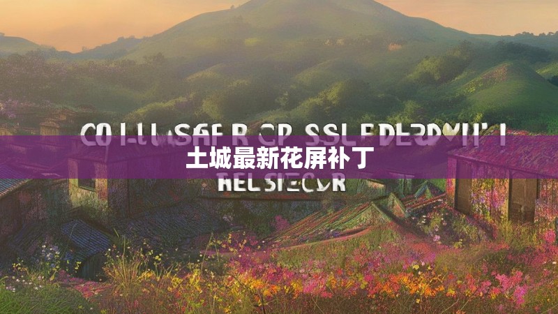 土城最新花屏补丁