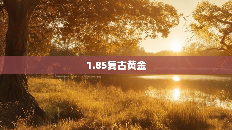 1.85复古黄金