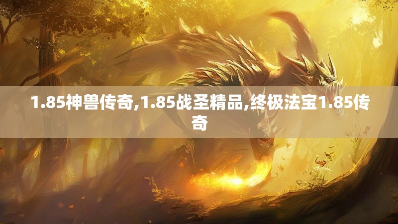 1.85神兽传奇,1.85战圣精品,终极法宝1.85传奇
