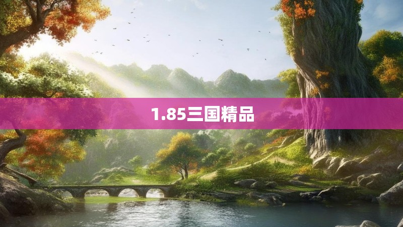 1.85三国精品