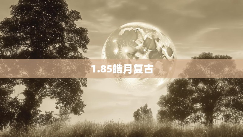 1.85皓月复古
